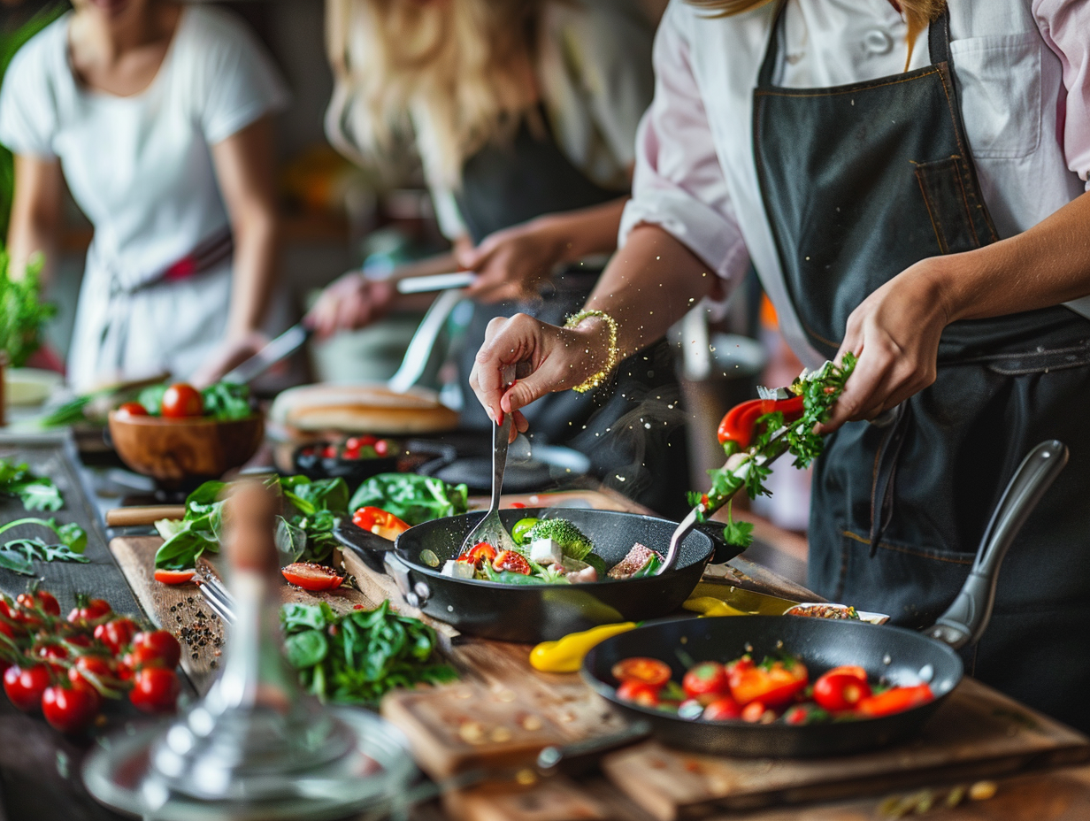 Сімейний обід зі свіжими та корисними стравами